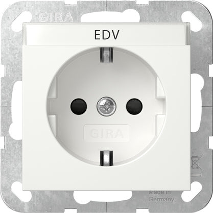 Gira System 55 Enhanced Safety SCHUKO Socket Outlet - 446203