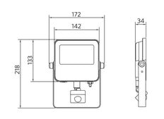OPPLE LED Flood E3 20W 4000K Outdoor Floodlight - 709000072600
