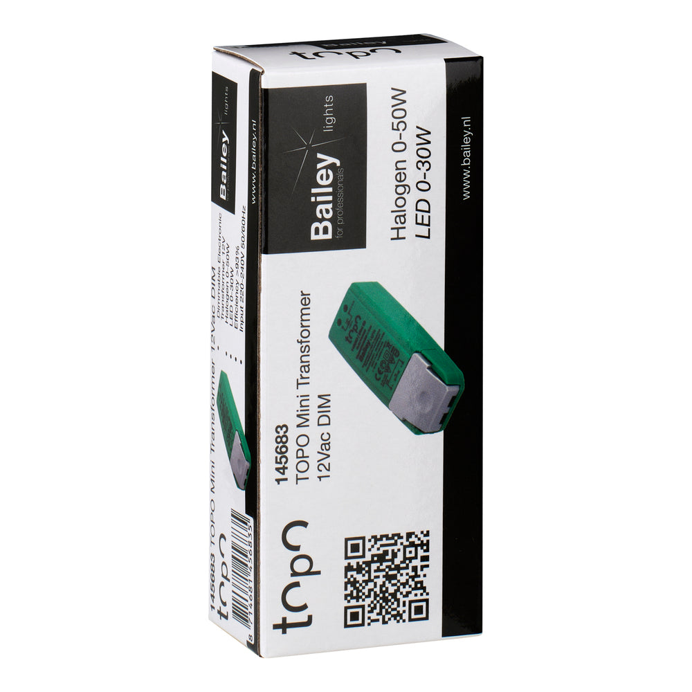 Bailey Topo Mini LED Transformer 12V 0-50W Dimmable - 145683
