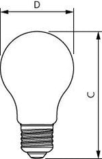 Philips Master LED Dimmable Glass Bulb E27 5.9W - 8719514449718