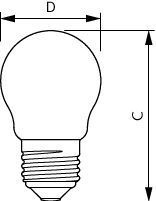 Philips Master Value LED Candle E27 3.4W Dimmable 927 - 8719514355538