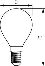Philips Master LED Filament Candle E14 2.5W 927 Dimmable - 8719514449374