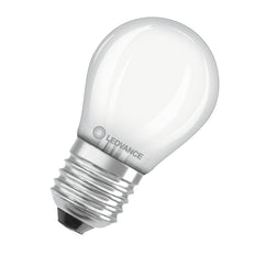 LED Classic P40 Frosted Filament 4W E27 827 Warm White - 4099854069086 [2 Pieces]
