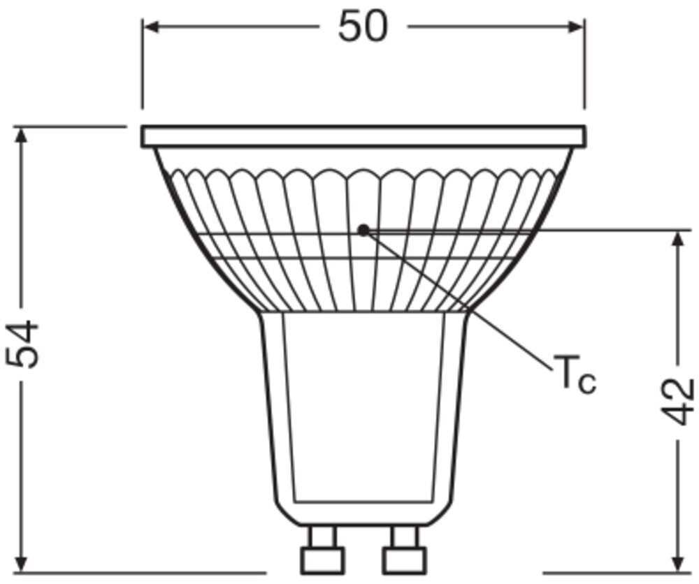 LEDVANCE Performance PAR16 GU10 LED Spot 2.6W 830 - 4099854044731 [2 Pieces]