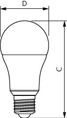 Philips CorePro LED A60 13W E27 2700K Bulb - 8720169169012