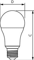 Philips CorePro LED A60 13W E27 2700K Bulb - 8720169169012