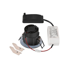 SLV New Tria 68 LED Recessed Spot Light IP65 3000K Black - 1007408