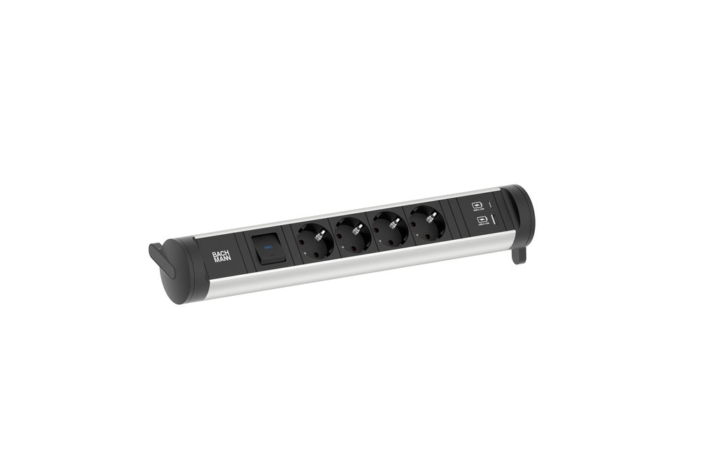 Cycle Base Power Strip 4x 230V With USB AC And Switch - 706.002
