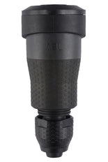 Professional SCHUKO Connector IP54 4T Heavy Duty Black - 100000105