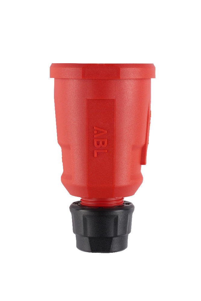 ABL Hightech SCHUKO IP20 Industrial Connector Red - 100000074 [2 Pieces]