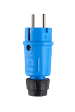 Heavy Duty IP54 Schuko Plug With Dual Earthing System - 100000066 [2 Pieces]