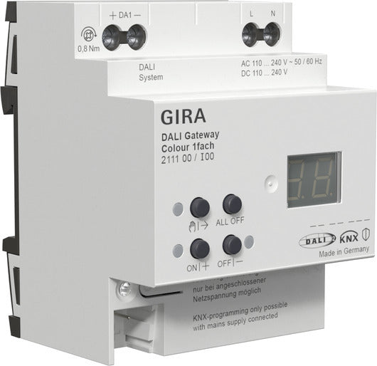 Gira KNX DALI Gateway Color 1V DIN Rail Secure - 211100