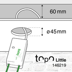 Bailey TOPO Little 12V LED Transformer 0-50W Dimmable - 146219