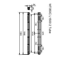 Philips Ledinaire IP65 Waterproof LED Tube Housing L1500 - 8710163366050