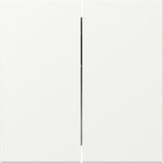 Gira System 55 Dual Rocker Switch Pure White Matt - 349527