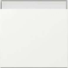 Gira System 55 Rocker Switch With Label Field Pure White - 329903