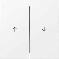Gira F100 Dual Rocker Switch With Arrow Symbol - 329470