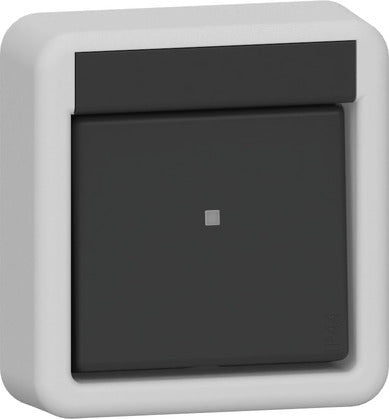 Gira Cross Switch Rocker 10AX 250V Grey - 310735