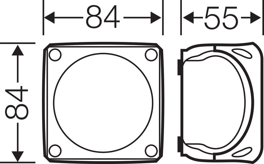 Hensel IP66 Junction Box BM0 With M16/M20 Membranes - DK 0100 B [2 Pieces]