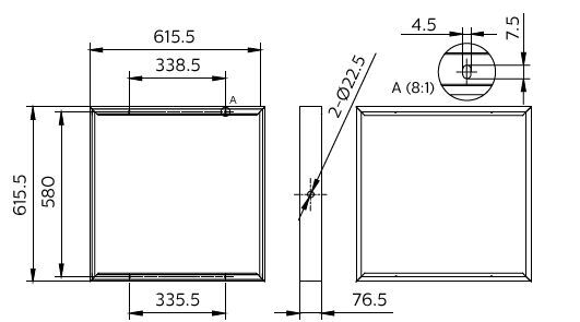 Philips CoreLine Panel Gen6 LED Surface Mount Box - 8720169752146