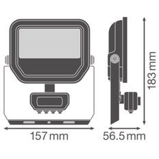LED Floodlight 17W Motion Sensor IP65 2400lm 3000K - 4099854309489
