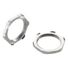 Pflitsch EMC M50 Nickel-Plated Brass Locknut - GMM250/7PA