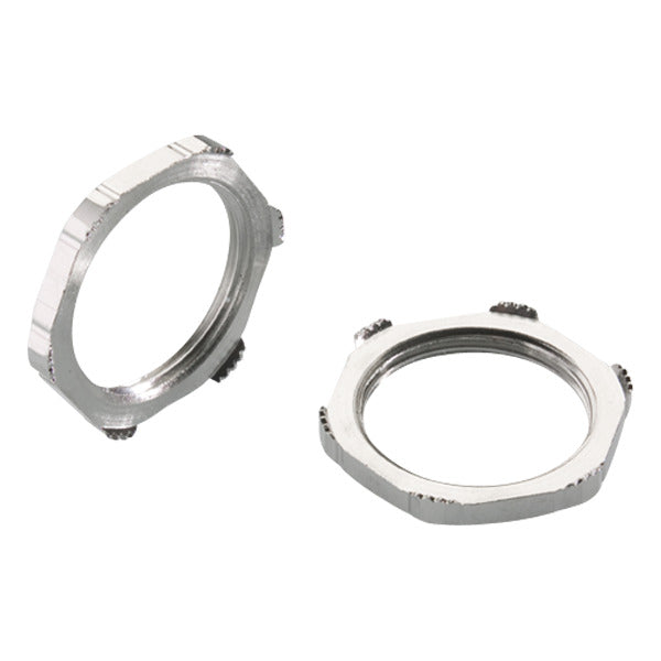 Pflitsch EMC M16 Nickel-Plated Brass Lock Nut - GMM216/7PA [2 Pieces]
