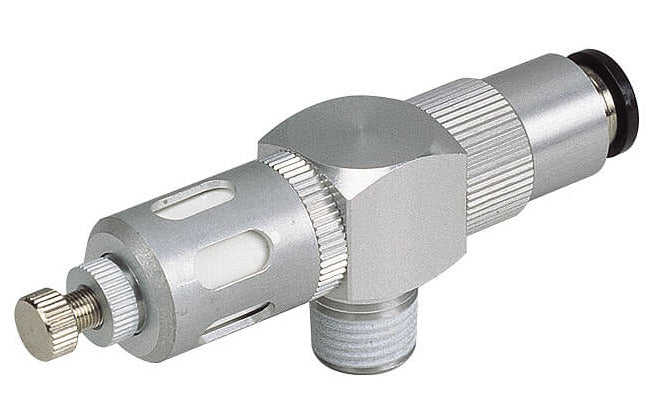 IN-8mm OUT-R1/4" Needle Silencer Quick Exhaust Valve