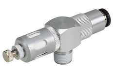 IN-8mm OUT-R1/4" Needle Silencer Quick Exhaust Valve