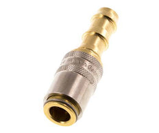Brass DN 6 Mold Coupling Socket 9.5 mm Hose Pillar