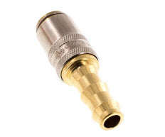 Brass DN 6 Mold Coupling Socket 9.5 mm Hose Pillar