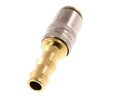 Brass DN 6 Mold Coupling Socket 9.5 mm Hose Pillar