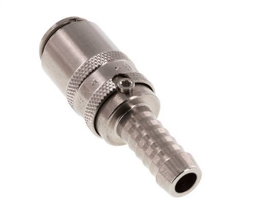 Stainless Steel DN 6 Mold Coupling Socket 9 mm Hose Pillar