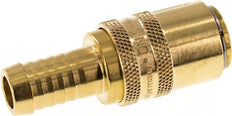 Brass DN 9 Mold Coupling Socket 13 mm Hose Pillar Double Shut-Off