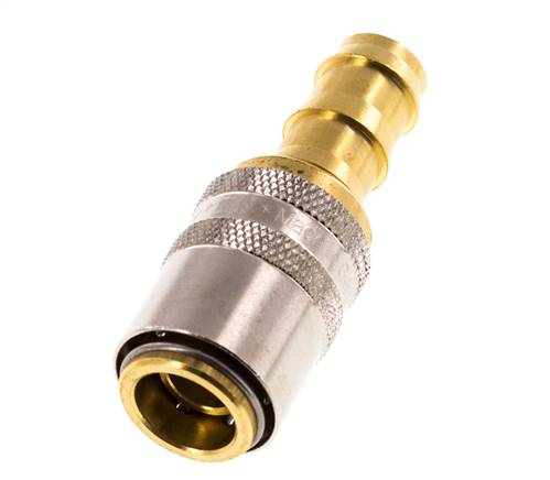 Brass DN 9 Mold Coupling Socket 12.7 mm Hose Pillar