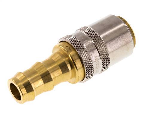 Brass DN 9 Mold Coupling Socket 12.7 mm Hose Pillar