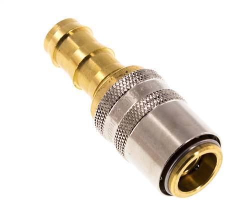 Brass DN 9 Mold Coupling Socket 12.7 mm Hose Pillar