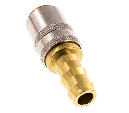 Brass DN 9 Mold Coupling Socket 12.7 mm Hose Pillar