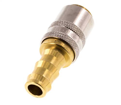 Brass DN 9 Mold Coupling Socket 12.7 mm Hose Pillar