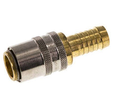 Brass DN 9 Mold Coupling Socket 13 mm Hose Pillar Unlocking Protection