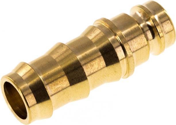Brass DN 9 Mold Coupling Plug 12.7 mm Hose Pillar [2 Pieces]
