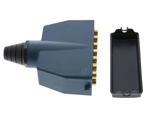 Brass Multi-coupling Plug 20x4 mm Push-in Connections