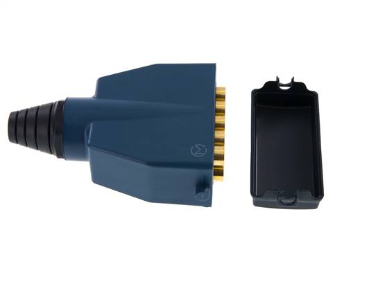 Brass Multi-coupling Plug 10x6 mm Push-in Connections