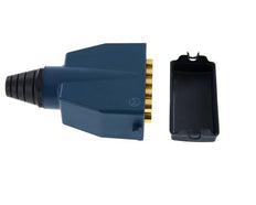 Brass Multi-coupling Plug 10x6 mm Push-in Connections