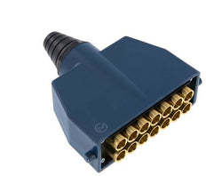 Brass Multi-coupling Plug 14x6 mm Push-in Connections