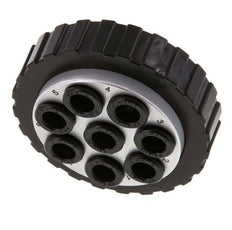 POM Multi-coupling Plug 8x8 mm Push-in Connections Vacuum