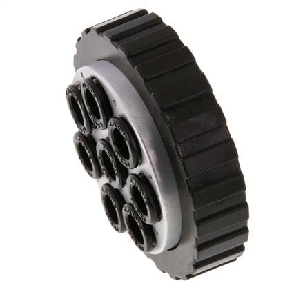 POM Multi-coupling Plug 8x8 mm Push-in Connections Vacuum