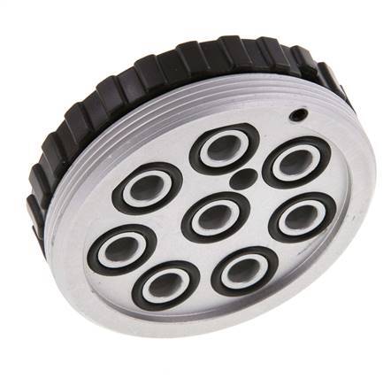 POM Multi-coupling Socket 8x8 mm Push-in Connections Vacuum