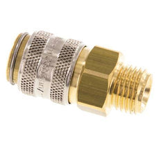 Brass DN 6 Mold Coupling Socket G 1/4 inch Male Threads