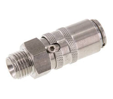 Stainless Steel DN 6 Mold Coupling Socket G 1/4 inch Male Threads